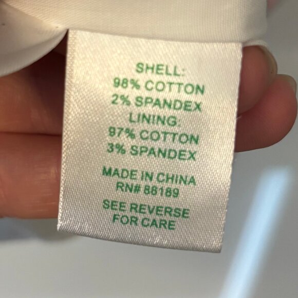 NWT Lilly Pulitzer Trisha Stretch Shirtdress, Bali Blue (Pink and Green), Size 8 - Picture 5 of 6